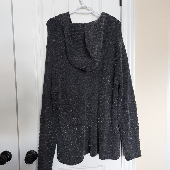 Tommy Hilfiger - Men's Wool Quarter-Zip Hoody - Picture 3 of 4